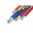 Набор ключей имбусовых GROSS HEX, 1,5-10 мм, S2, 9 шт, магнит, экстра-длинные с шаром, хром/краска