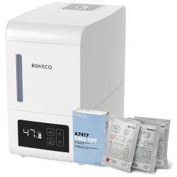 Паровой увлажнитель воздуха Boneco S250 + Очиститель накипи Calc Off Boneco (3 штуки) в подарок!