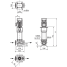 Вертикальный многоступенчатый насос Wilo Helix V 5208/X-2/25/V/X