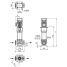 Вертикальный многоступенчатый насос Wilo Helix V 5204/X-2/25/V/X