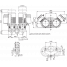 Циркуляционный насос с сухим ротором в исполнении Inline с фланцевым соединением Wilo CronoTwin-DL-E 65/150-5,5/2