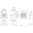 Циркуляционный насос с сухим ротором в исполнении Inline с фланцевым соединением Wilo VeroLine-IPL 30/70-0,12/2