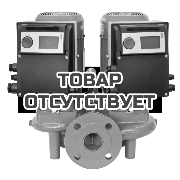 Циркуляционный насос с сухим ротором в исполнении Inline с фланцевым соединением Wilo VeroTwin-DP-E 50/140-3/2-R1