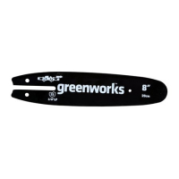 Стальная шина для сучкореза 20 см GREENWORKS