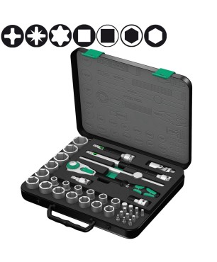 Набор трещоток Zyklop Speed, 1/2" WERA 8100 SC 4 003647