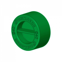 Заглушка для трубы Джилекс ПНД 40 мм (зеленая)