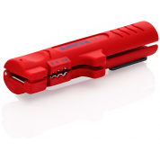 Инструмент для снятия оболочки с плоского и круглого кабеля KNIPEX KN-1664125SB