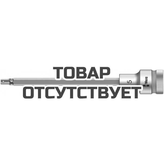 Отверточная головка Zyklop 5x140 мм с приводом 1/2", с фиксирующей функцией WERA 8740 C HF 003841