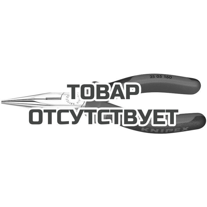 Плоские круглогубцы с режущими кромками KNIPEX KN-2505140