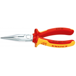 Плоские круглогубцы с режущими кромками KNIPEX KN-2506160
