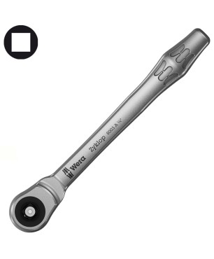 Трещотка ZYKLOP Metal Push со сдвижным квадратом WERA 004003