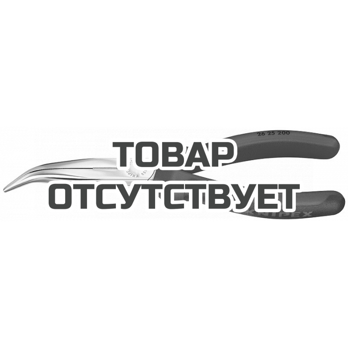 Плоские круглогубцы с режущими кромками KNIPEX KN-2625200