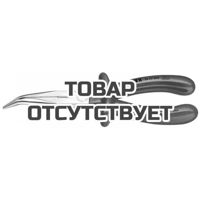 Плоские круглогубцы с режущими кромками KNIPEX KN-2627200