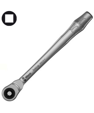 Трещотка, выдвижной квадрат, привод 3/8" WERA 8003 B Zyklop Metal 004033