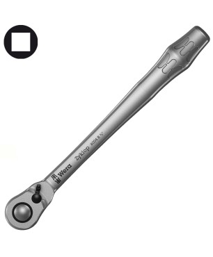 Трещотка, переключение реверса, привод 3/8" WERA 8004 B Zyklop Metal 004034