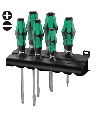 Набор отверток WERA Kraftform Plus Lasertip 334 SK/6 Rack 007680