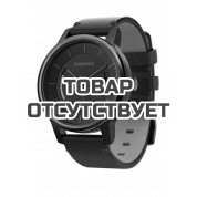 Умные часы черные с кожаным ремешком Garmin Vivomove Classic