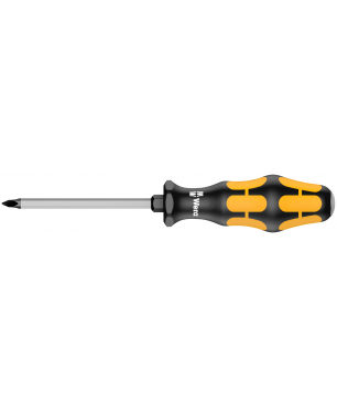 Отвертка-долото крестовая Pozidriv WERA Kraftform Plus 918 SPZ, PZ 4 x 200 мм, 017056