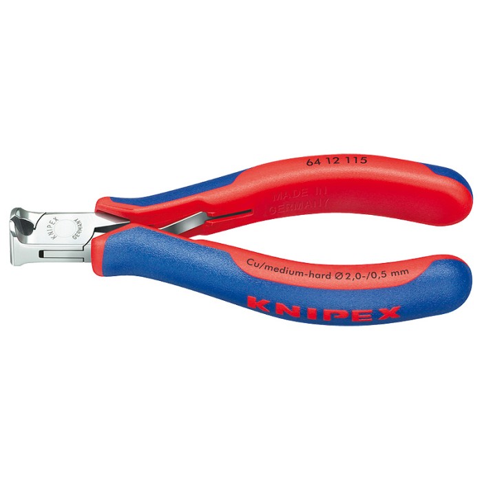Кусачки торцевые для электроники KNIPEX KN-6412115