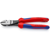 Кусачки боковые особой мощности со страховочным креплением KNIPEX KN-7402200T