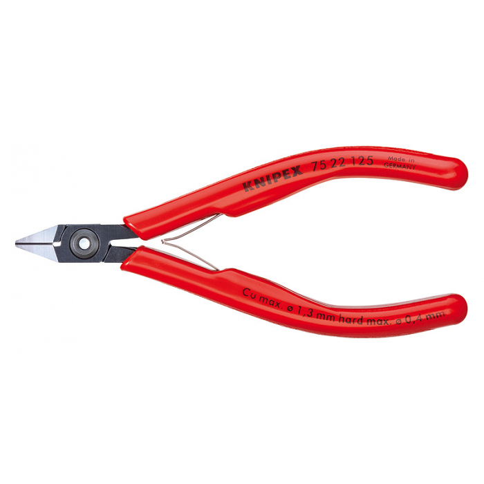 Кусачки боковые для электроники KNIPEX KN-7522125