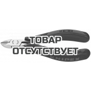 Кусачки боковые для электроники c запрессованным лезвием из твердых сплавов KNIPEX KN-7702120H