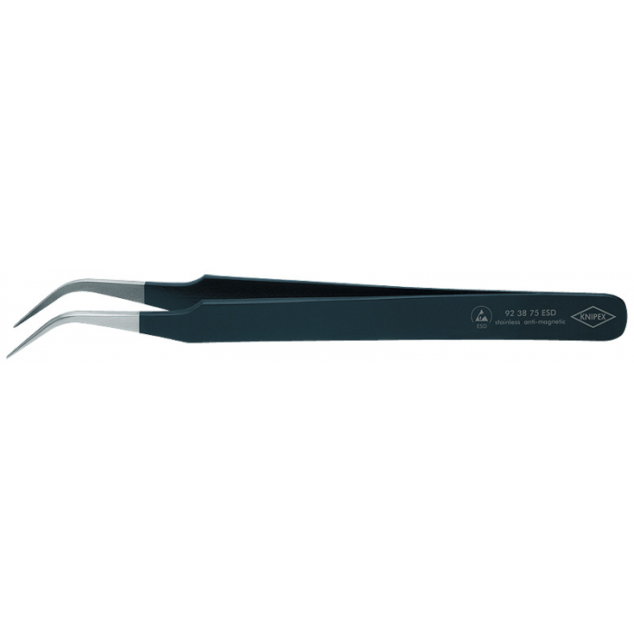 Пинцет для прецизионных работ антистатический KNIPEX KN-923875ESD