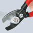 Ножницы для резки кабелей с двойными режущими кромками KNIPEX KN-9512200