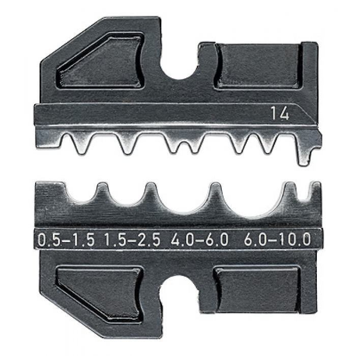 Плашка опрессовочная для прессуемых и трубчатых наконечников KNIPEX KN-974914