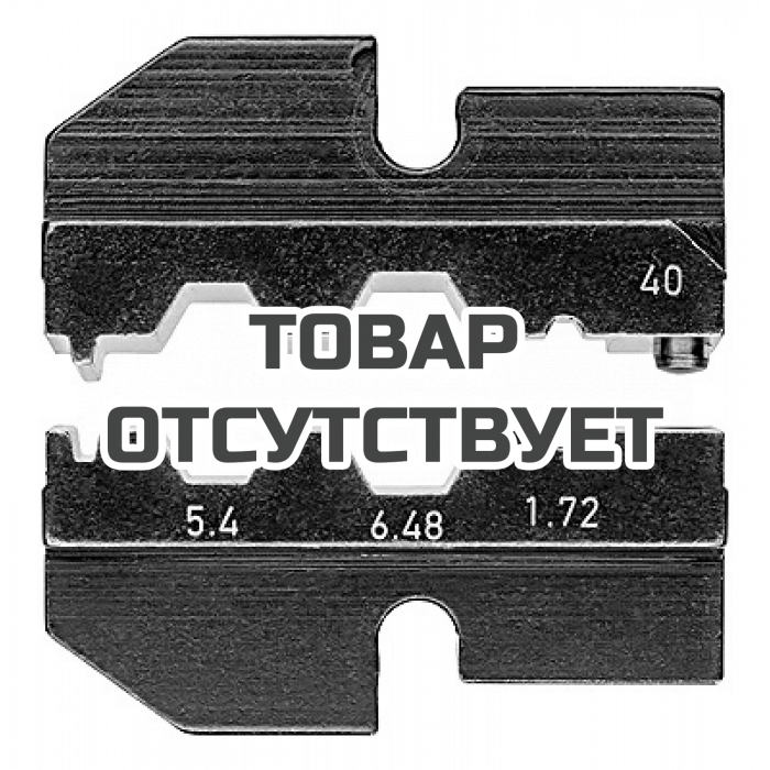 Плашка опрессовочная для коаксиального контакта KNIPEX KN-974940