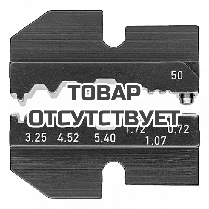 Плашка опрессовочная для коаксиального штекера KNIPEX KN-974950