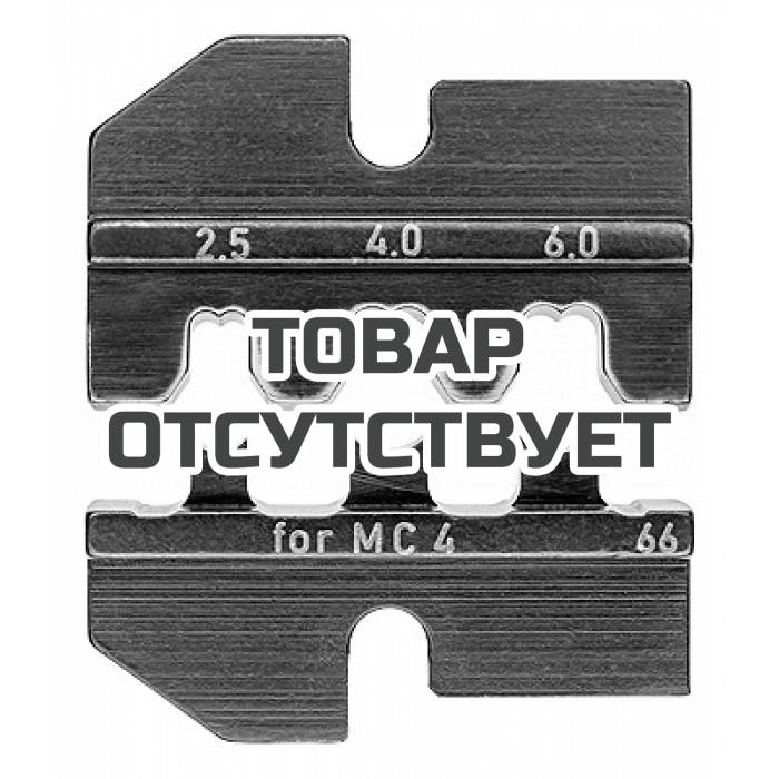 Плашка опрессовочная для штекеров Solar MC4 KNIPEX KN-974966