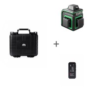 Высокопрочный противоударный герметичный кейс ADA HARD CASE 4500 + Уровень лазерный CUBE 3-360 GREEN BASIC EDITION + Лазерная рулетка А00670 в подарок!