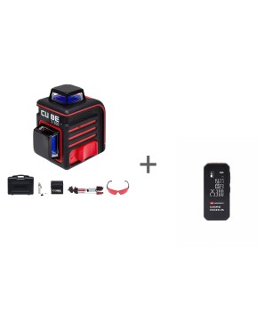 Уровень лазерный ADA CUBE 2-360 ULTIMATE EDITION + Лазерная рулетка ADA COSMO MICRO 25 в подарок!