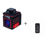 Уровень лазерный ADA CUBE 360 BASIC EDITION + Лазерная рулетка ADA COSMO MICRO 25 в подарок!