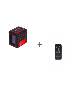 Уровень лазерный ADA Cube Mini Basic Edition + Лазерная рулетка ADA COSMO MICRO 25 в подарок!