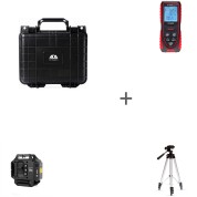 Лазерный уровень профессиональный ADA LaserTANK 3-360 GREEN Zero Edition  + Рулетка лазерная ADA COSMO 70 + Штатив Фото/Видео ADA DIGIT 130 + Высокопрочный противоударный герметичный кейс ADA HARD CASE 12500  в подарок!