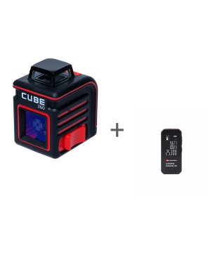 Уровень лазерный ADA CUBE 360 BASIC EDITION + Лазерная рулетка ADA COSMO MICRO 25 в подарок!