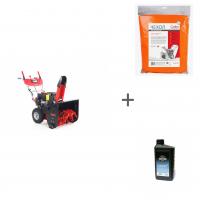 Снегоуборщик бензиновый GEOS Comfort SnowLine 620 B ll + чехол RS-4112O + масло 5W30 SL/CF 1л в подарок