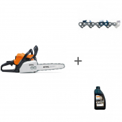 Бензопила Stihl MS 170 шина 40 см + масло для цепи и запасная цепь в подарок!