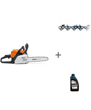 Бензопила Stihl MS 170 шина 40 см + масло для цепи и запасная цепь в подарок!