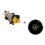 Бензорез Champion CP350 + Диск алмазный Champion Asphafight  L 350/25.4/10 (асфальт) в подарок!