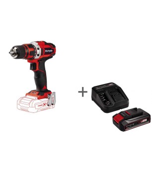 Дрель аккумуляторная Einhell PXC TE-CD 18/40 Li-Solo + Стартовый набор Einhell PXC Starter Kit 18V 2,5Ah в подарок!