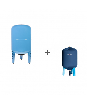 Гидроаккумулятор Джилекс 100ВП к (вертикальный, комбинированный фланец) + Чехол TermoZont GB 100 для гидробака