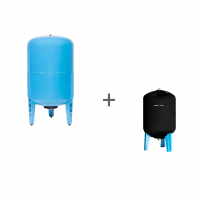 Гидроаккумулятор Джилекс 150ВП к (вертикальный, комбинированный фланец) + Чехол TermoZont Extra GB 150 для гидробака