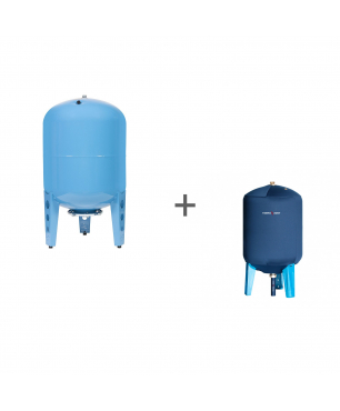 Гидроаккумулятор Джилекс 200В (вертикальный, металлический фланец), + Чехол TermoZont GB 200 для гидробака
