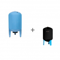 Гидроаккумулятор Джилекс 300ВПк (вертикальный, комбинированный фланец) + Чехол TermoZont Extra GB 300 для гидробака