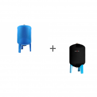 Гидроаккумулятор вертикальный UNIPUMP 100 л + Чехол TermoZont Extra GB 100