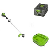 Триммер аккумуляторный 60V GREENWORKS GD60LT с АКБ 5 Ач и ЗУ