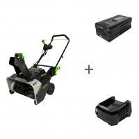 Аккумуляторный снегоуборщик Greenworks GD82SN22, 82V + Акб 8 А*ч и ЗУ